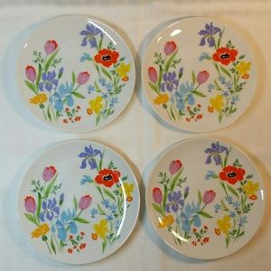 Set of 4 HEINRICH Germany PRIMAVERA Bread Plates